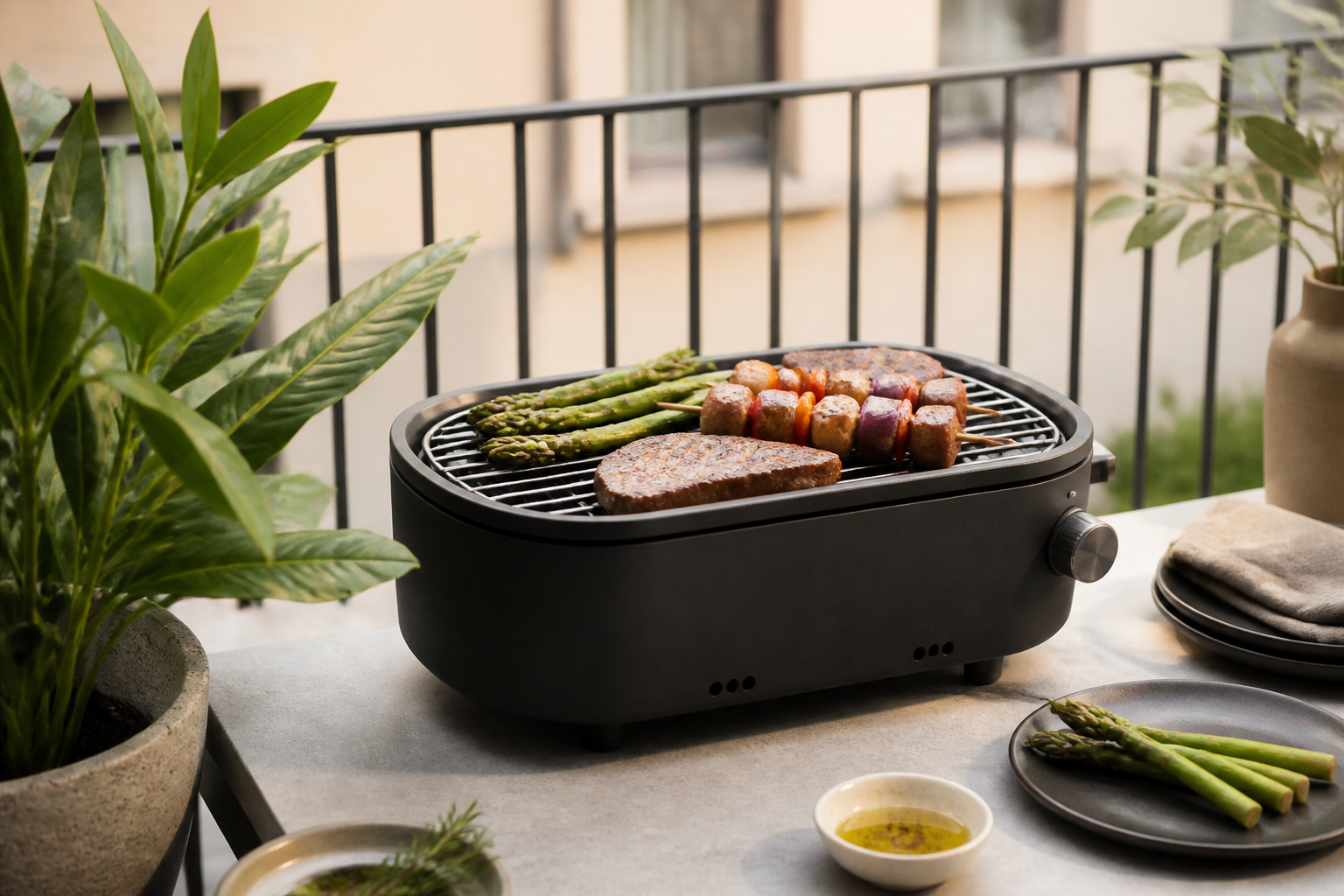 Welke barbecue voor een balkon zonder rookoverlast?